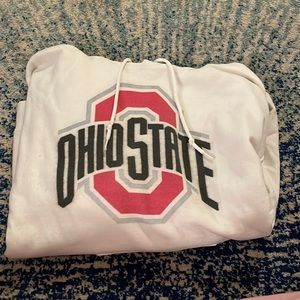 Ohio state white hoodie